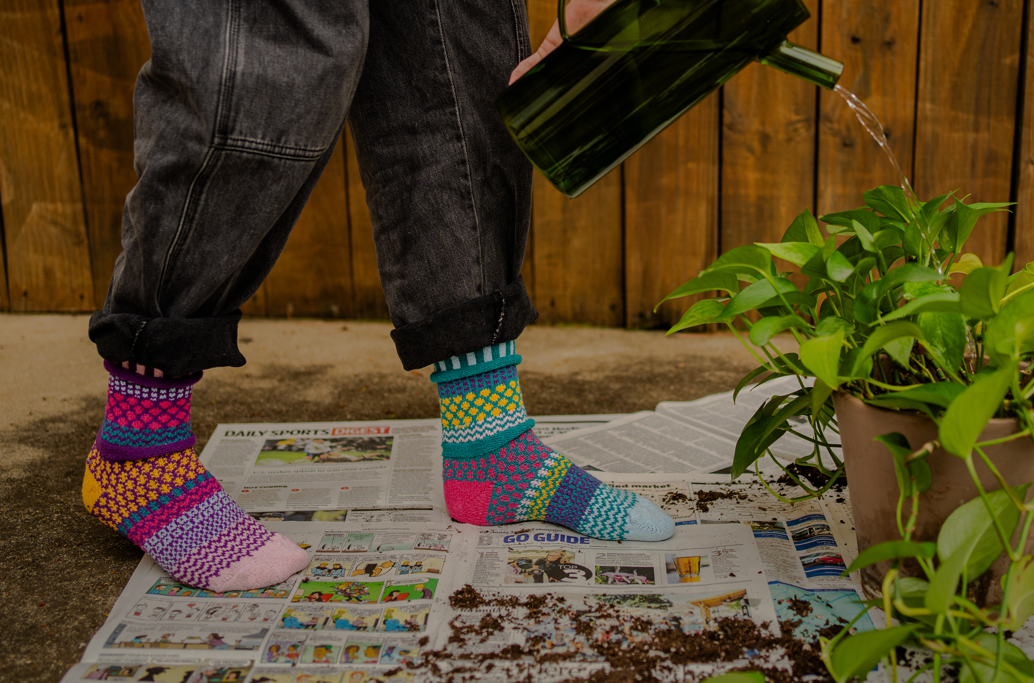 Petunia Crew Socks